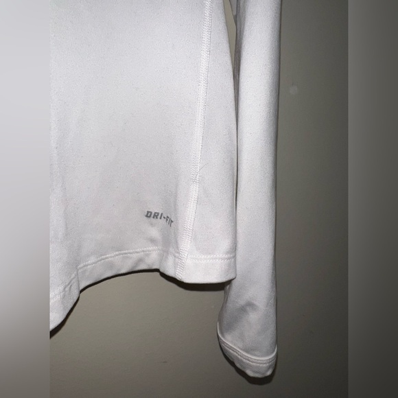 Nike Dri-FIT Michigan State Spartans Quarter Zip Pullover White M - Picture 8 of 11